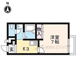 間取図画像 1K