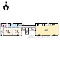 DODOハウス 2LDKの間取図画像