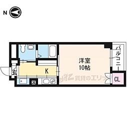 つばらつばら 1Kの間取図画像
