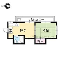 京都府京都市下京区黒門通五条上る柿本町（賃貸アパート1DK・2階・27.50㎡） その2