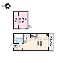 クラブハウス 303 ｜ 京都府京都市北区等持院南町（賃貸アパート1K・3階・14.76㎡） その2