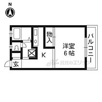 コーポオータ 208 ｜ 京都府京都市右京区西院日照町（賃貸マンション1K・2階・25.00㎡） その2