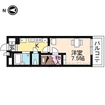 京都府京都市中京区西ノ京南円町（賃貸マンション1K・1階・19.87㎡） その2