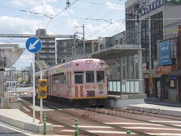 嵐電天神川駅まで800メートル