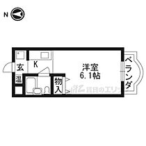 鞍馬口アイビーハウス 403 ｜ 京都府京都市北区新御霊口町（賃貸マンション1K・4階・19.65㎡） その2