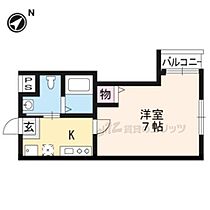 京都府京都市北区紫野十二坊町（賃貸マンション1K・3階・20.57㎡） その2