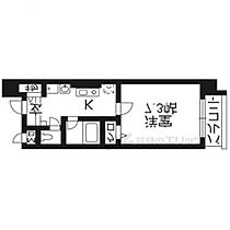 辻が花 406 ｜ 京都府京都市右京区西院矢掛町（賃貸マンション1K・4階・25.08㎡） その2