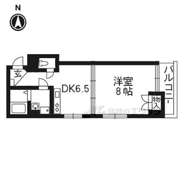 フィガロコート 303｜京都府京都市下京区富小路通仏光寺下る筋屋町(賃貸マンション1DK・3階・35.85㎡)の写真 その2