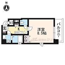 京都府京都市左京区東門前町（賃貸マンション1K・4階・26.93㎡） その2