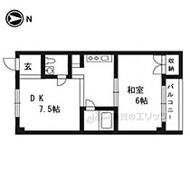 マンションいそい常盤 202 ｜ 京都府京都市右京区常盤村ノ内町（賃貸マンション1DK・2階・32.40㎡） その2