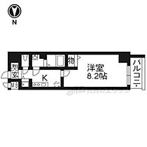 アスヴェル京都二条駅前II  ｜ 京都府京都市中京区聚楽廻中町（賃貸マンション1K・5階・25.81㎡） その2