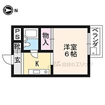 京都府京都市中京区壬生土居ノ内町（賃貸マンション1K・2階・17.00㎡） その2