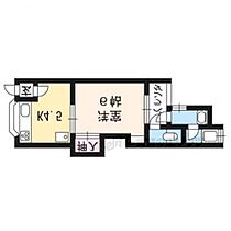 京都府京都市右京区西京極新明町（賃貸アパート1K・2階・23.49㎡） その2