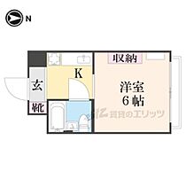 京都府京都市上京区岡松町（賃貸マンション1K・3階・15.18㎡） その2