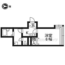 グラシアビル 501 ｜ 京都府京都市北区小山中溝町（賃貸マンション1K・4階・20.00㎡） その2