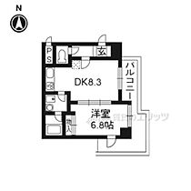 グラシオン西陣 706 ｜ 京都府京都市上京区大宮通今出川下る薬師町（賃貸マンション1DK・7階・35.33㎡） その1