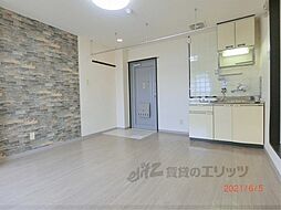 京福電気鉄道北野線 北野白梅町駅 徒歩20分の賃貸マンション 3階ワンルームのリビング/ダイニング