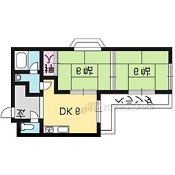 間取図画像 2DK