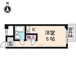 ハイツ清晃 ワンルームの間取図画像