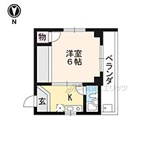 京都府京都市中京区亀屋町（賃貸マンション1K・2階・17.80㎡） その2