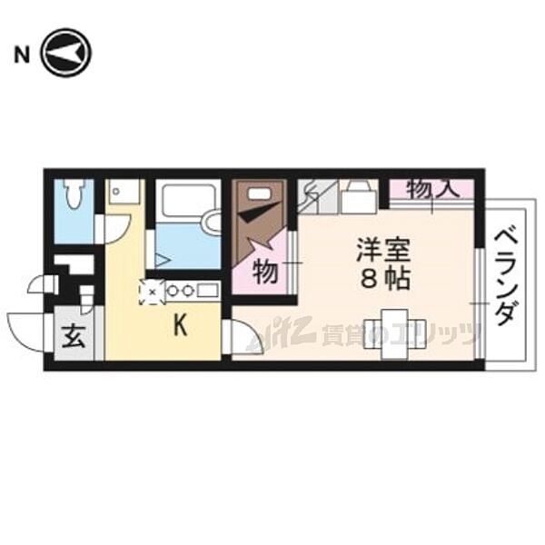 レオパレス司 101｜京都府京都市伏見区竹田向代町(賃貸アパート1K・1階・21.81㎡)の写真 その2