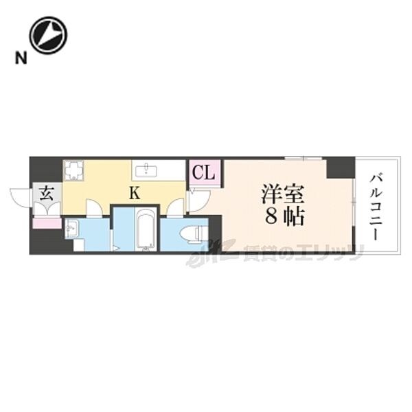 滋賀県草津市南草津１丁目(賃貸マンション1K・13階・28.00㎡)の写真 その2