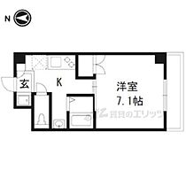 京都府京都市下京区梅小路西中町（賃貸マンション1K・2階・24.79㎡） その2