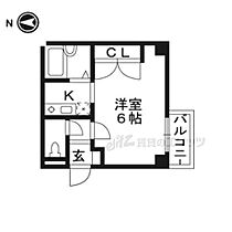 京都府京都市上京区椹木町通黒門東入中御門横町（賃貸マンション1K・1階・18.02㎡） その2