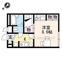 レオパレスＳｈｉｎ 207 ｜ 滋賀県彦根市川瀬馬場町（賃貸アパート1K・2階・22.45㎡） その2