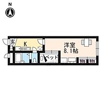 滋賀県大津市蓮池町（賃貸アパート1K・2階・22.35㎡） その2