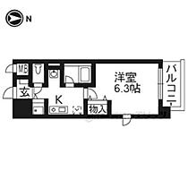 京都府京都市右京区西院坤町（賃貸マンション1K・2階・21.87㎡） その2