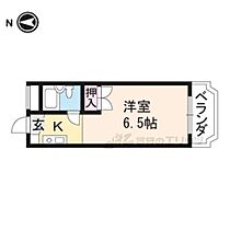 ドミ大田 501 ｜ 京都府京都市中京区西ノ京銅駝町（賃貸マンション1K・5階・16.43㎡） その2