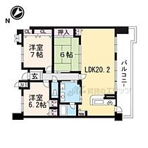 パデシオン西大津  ｜ 滋賀県大津市桜野町２丁目（賃貸マンション3LDK・7階・86.90㎡） その2