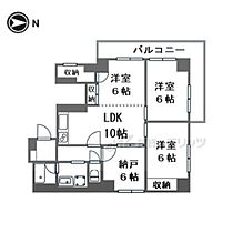 京都府京都市中京区河原町通三条東入中島町（賃貸マンション3LDK・5階・76.47㎡） その2