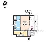 滋賀県大津市北大路１丁目（賃貸アパート1K・1階・27.19㎡） その2