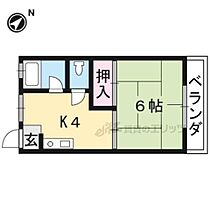 上田マンション 8 ｜ 滋賀県草津市平井３丁目（賃貸アパート1DK・2階・20.15㎡） その2