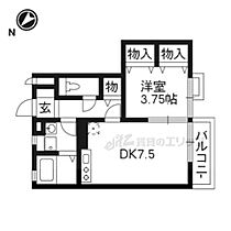 サーキディット 101 ｜ 滋賀県大津市大将軍１丁目（賃貸アパート1DK・1階・33.39㎡） その2