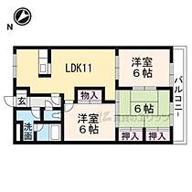 滋賀県守山市守山６丁目（賃貸マンション3LDK・1階・65.80㎡） その2