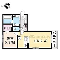 ラヴィベル膳所 203 ｜ 滋賀県大津市秋葉台（賃貸アパート1LDK・2階・44.17㎡） その2