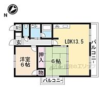 リンデンハイム 301 ｜ 滋賀県守山市守山４丁目（賃貸アパート2LDK・1階・61.10㎡） その2