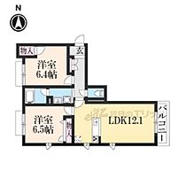 滋賀県大津市坂本７丁目（賃貸アパート2LDK・3階・57.47㎡） その2