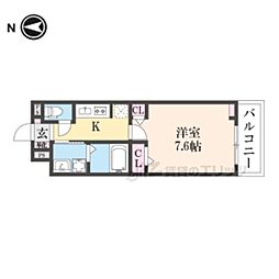 JR東海道・山陽本線 瀬田駅 徒歩14分の賃貸アパート 2階1Kの間取り