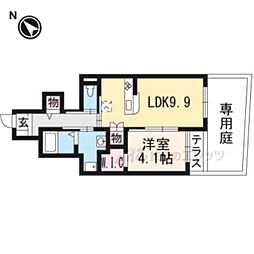 Ｓｔａｒ　Ｄｕｓｔ　Ｈｉｌｌｓ 1階1LDKの間取り