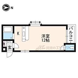 GRACEMAISONOZ ワンルームの間取図画像