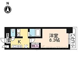 YSM21 1Kの間取図画像