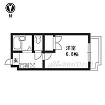 ヴィラ樅の木 203 ｜ 京都府京都市山科区厨子奥尾上町（賃貸マンション1K・2階・19.02㎡） その2