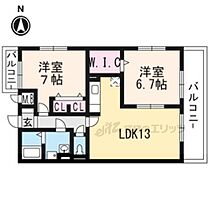 京都府京都市伏見区羽束師鴨川町（賃貸アパート2LDK・3階・59.70㎡） その2