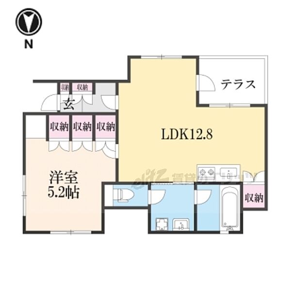 イーグルコートＤＳ四条烏丸 ｜京都府京都市下京区扇酒屋町(賃貸マンション1LDK・1階・45.29㎡)の写真 その2