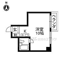 ＡＭＳ桃山 202 ｜ 京都府京都市伏見区桃山筒井伊賀東町（賃貸マンション1R・2階・21.06㎡） その2