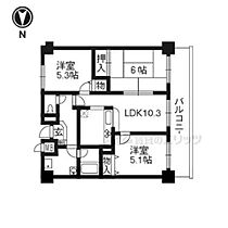 京都府京都市伏見区東浜南町（賃貸マンション3LDK・6階・59.51㎡） その2